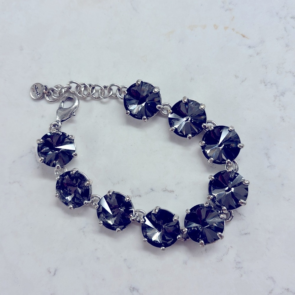 🩶Stella & Dot Amelie Gray Slate Bracelet🩶